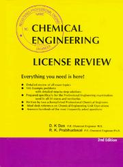 Cover of: Chemical Engineering License Review, 2nd ed (Engineering Press at OUP)