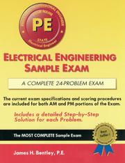 Cover of: Electrical Engineering Sample Exam, 2nd ed (Engineering Press at OUP) by James H. Bentley