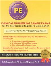 Cover of: Chemical Engineering Sample Exams (Engineering Press at OUP) by Rajaram K. Prabhudesai