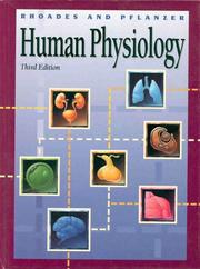 Cover of: Human physiology by Rodney Rhoades