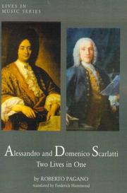 Cover of: Allesandro And Domenico Scarlatti by Roberto Pagano