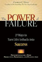 Cover of: The Power of Failure by Charles C. Manz