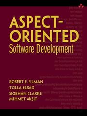 Cover of: Aspect oriented software development by Robert E. Filman ... [et al.].