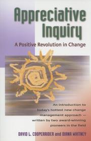 Cover of: Appreciative Inquiry by David L. Cooperrider, Diana Whitney
