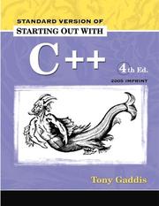 Cover of: Starting Out with C++ (4th Edition)