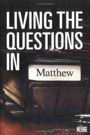 Cover of: Living The Questions In Matthew by John Blase