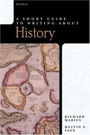 Cover of: A short guide to writing about history.