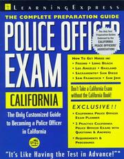 Cover of: Police Officer Exam California (Learning Express Law Enforcement Series California)