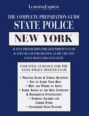 Cover of: State Police New York (Learning Express Law Enforcement Series New York) by LearningExpress Editors