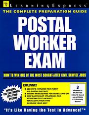 Cover of: Postal worker exam.