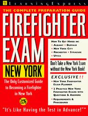 Cover of: Firefighter  New York (Learning Express Civil Service Library New York)