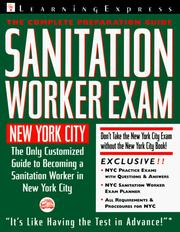 Cover of: Sanitation Worker Exam: New York City (Learning Express Civil Service Library New York)