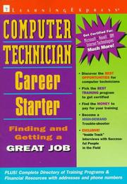 Cover of: Computer Technician Career Starter