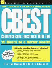 Cover of: CBEST: California Basic Educational Skills Test.