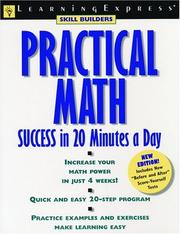 Cover of: Practical math success in 20 minutes a day by Judith Robinovitz