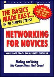 Cover of: Networking for novices