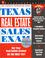 Cover of: Texas real estate sales exam.