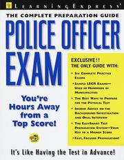 Cover of: Police officer exam. by 