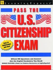Cover of: Pass the U.S. citizenship exam