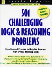 Cover of: 501 Challenging Logic & Reasoning Questions (Learningexpress Skill Builders Practice)