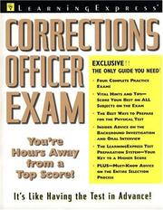 Cover of: Corrections Officer Exam