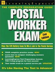 Cover of: Postal Worker Exam 2e by LearningExpress Editors