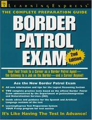 Cover of: Border patrol exam