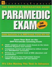 Cover of: Paramedic Exam