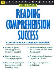 Cover of: Reading Comprehension Success