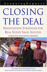 Cover of: Closing the Deal