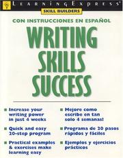 Writing skills success by Judith F. Olson