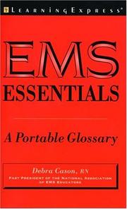Cover of: Ems Essential Terms by Debra Cason