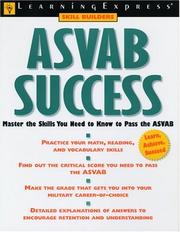 Cover of: Asvab Success by LearningExpress Editors