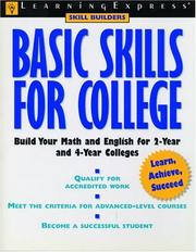 Cover of: Basic Skills for College