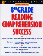 Cover of: 8th Grade Reading Comprehension Success by Elizabeth Chesla