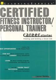 Cover of: Certified Fitness Trainer Career Starter