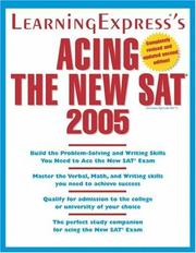 Cover of: Acing the new SAT 2005. by 