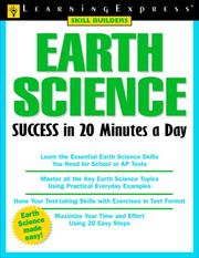 Cover of: Earth science success in 20 minutes a day