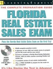 Cover of: Florida real estate sales exam.