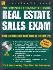 Cover of: Real Estate books