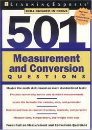 Cover of: 501 Measurement & Conversion Questions (Learning Express)
