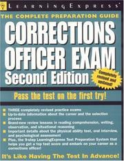 Cover of: Corrections Officer Exam, 2nd Edition (Corrections Officer Exam) by LearningExpress Editors