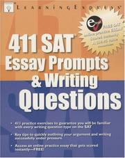Cover of: 411 SAT Writing Questions Essay Prompts