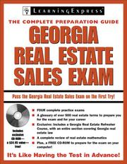 Cover of: Georgia Real Estate Exam by LearningExpress Editors