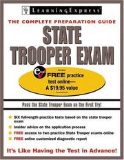 Cover of: State Trooper Exam