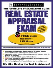 Cover of: Real Estate Appraisal Exam