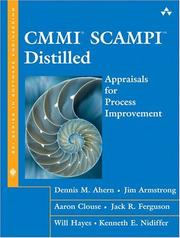 Cover of: CMMI(R) SCAMPI  Distilled  | Dennis M. Ahern