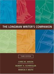 Cover of: The Longman writer's companion by Christopher M. Anson