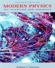 Cover of: Modern physics for scientists and engineers by Stephen T. Thornton