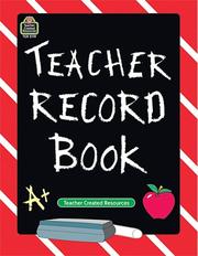 Cover of: Teacher Record Book